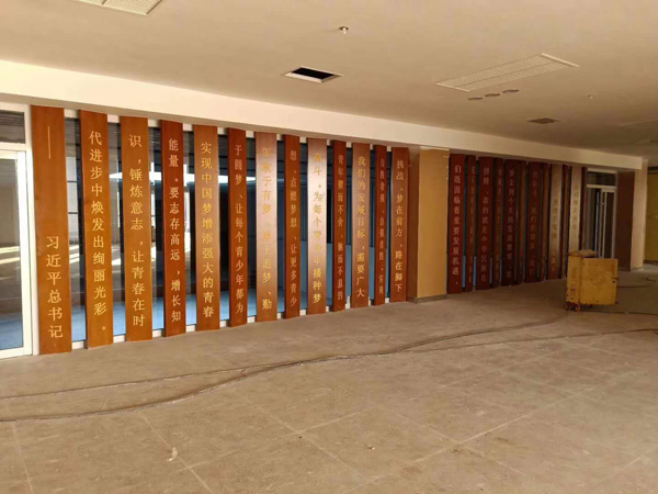 点击查看实际尺寸　标题：大型竹简文化墙 阅读次数：3530